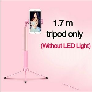 1.7m Extendable live Tripod Selfie Stick